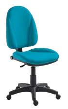 444/MEK židle kancelářská, látka SUE S 65 - látka tyrkysová